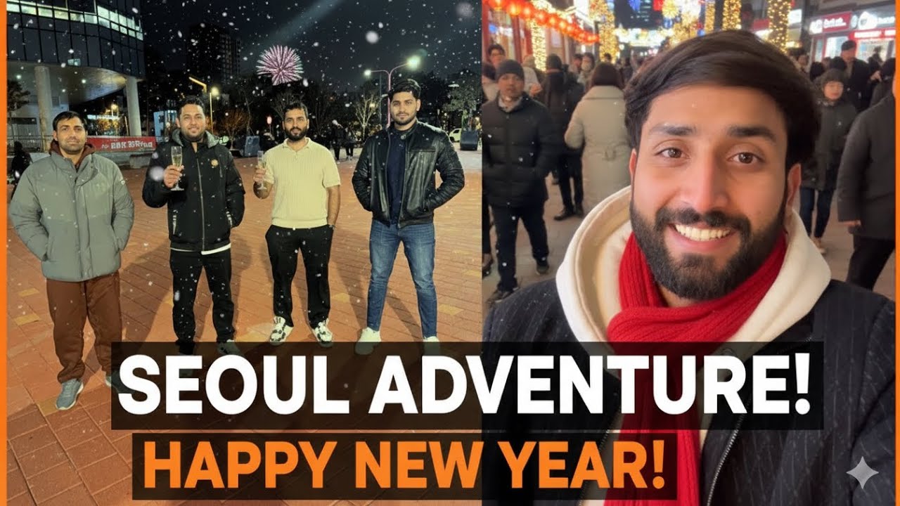 Happy new year 2026😍| and vist seoul 🇰🇷