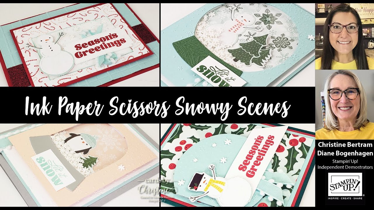 Ink Paper Scissors featuring Snowy Wonder with Cards by Christine