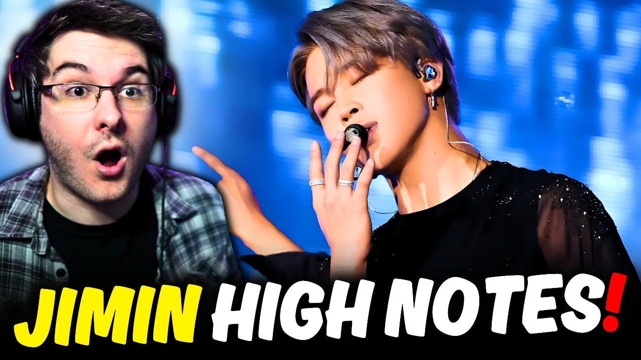BTS JIMIN HIGH NOTES REACTION! *My mind is BLOWN!*