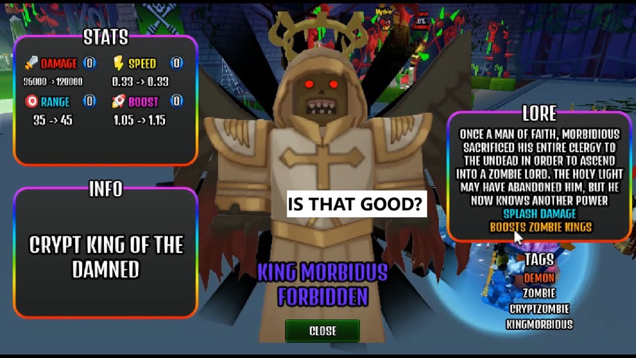KING MORBIDUS showcase in the house td