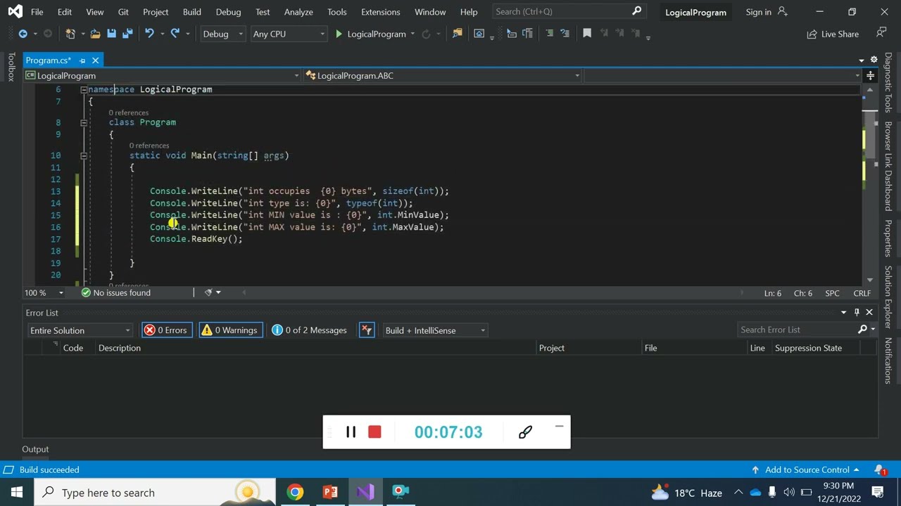 What is difference between int, int16, int32 and int64 in C# | C# Interview Questions and Answers