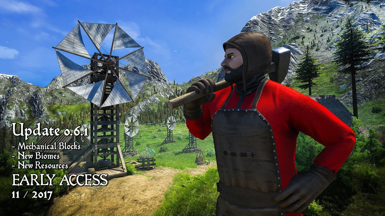 Medieval Engineers - Update 0.6 - Now With Mechanical Blocks