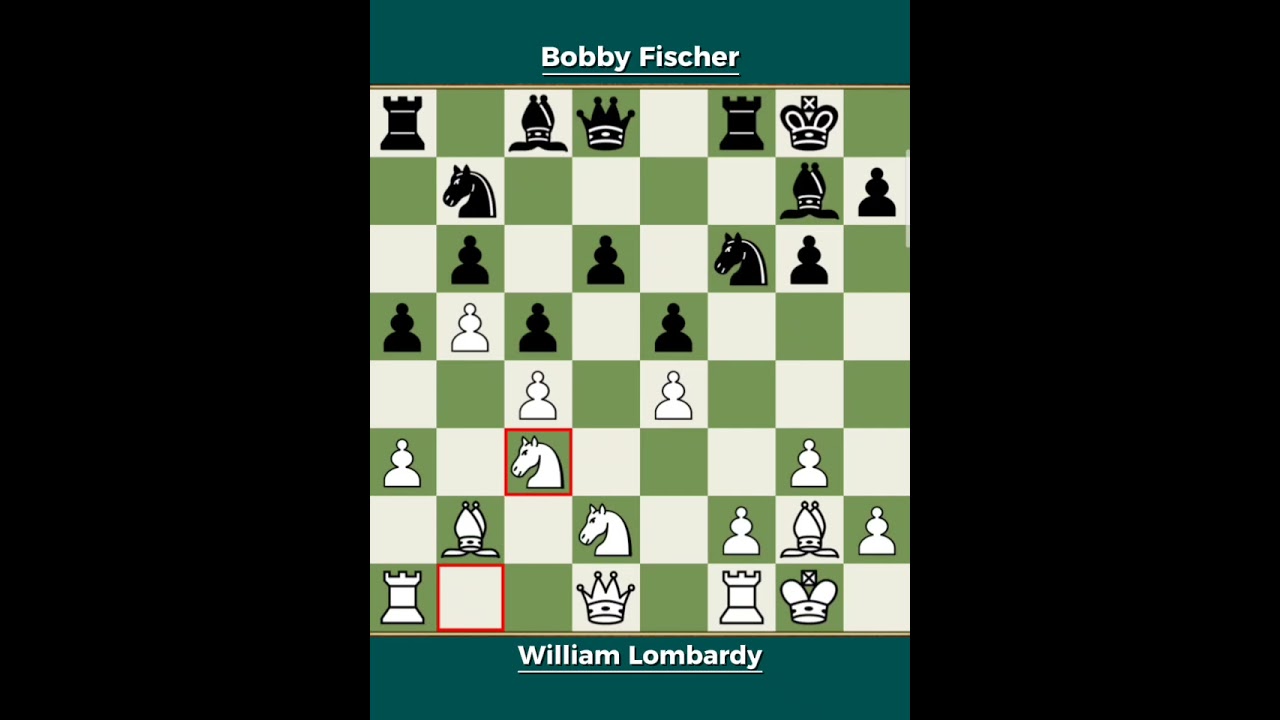 William Lombardy vs Bobby Fischer ◉ U.S. Championship 1957 | Clash of Rising Stars