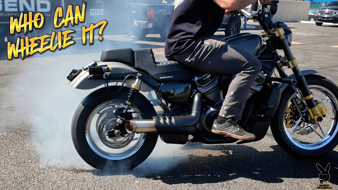 How hard is the new Harley Nightster to Wheelie? ￼
