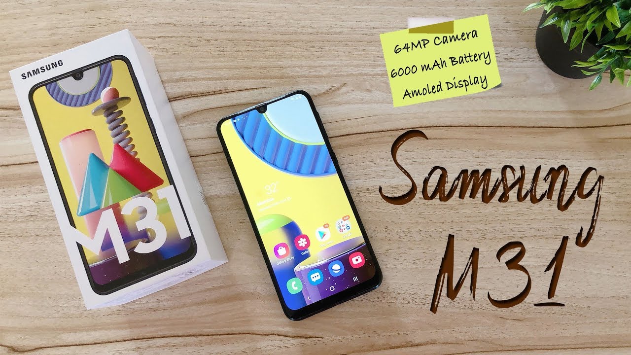 Распаковка и первый взгляд на Samsung M31 &mdash; аккумулятор ёмкостью 6000 мАч &mdash; камера 64 МП 🔥