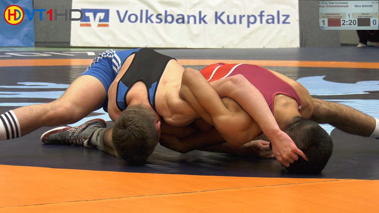 🤼 | Wrestling | German Championships 2019 Cadets (Freestyle) - 65kg Gold | GOLMOHAMMADI vs. SCHMITT