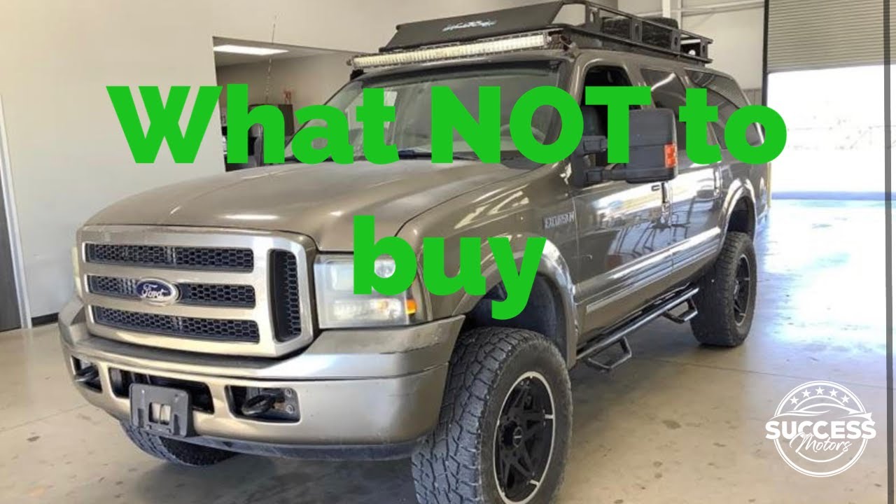 That did not go as planned! WHAT NOT TO BUY when looking for a Ford Excursion. Behind the scenes***