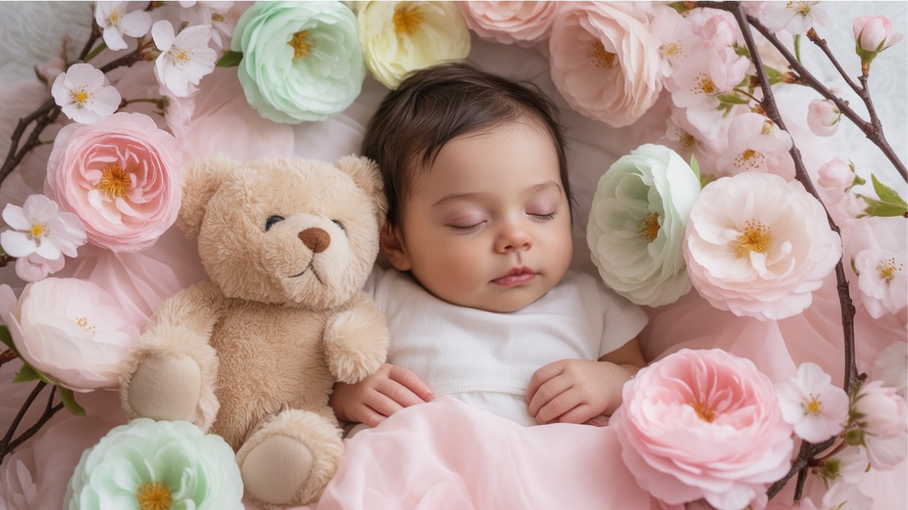 1 Hour Baby Sleep Music 💤 Soothing Night Lullaby for Babies