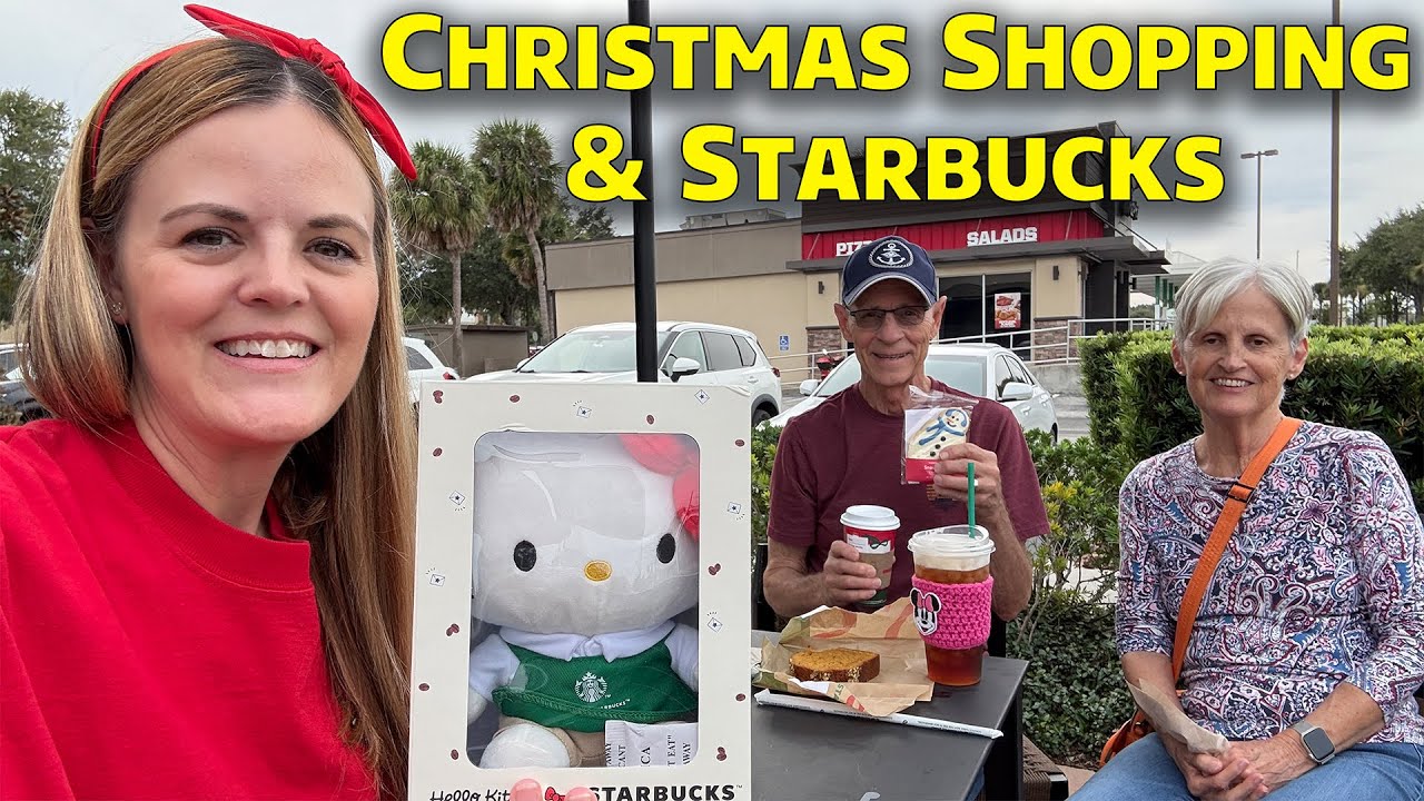 Рождественские покупки в Home Goods, Target, Hobby Lobby и рождественские напитки Starbucks — ноя...
