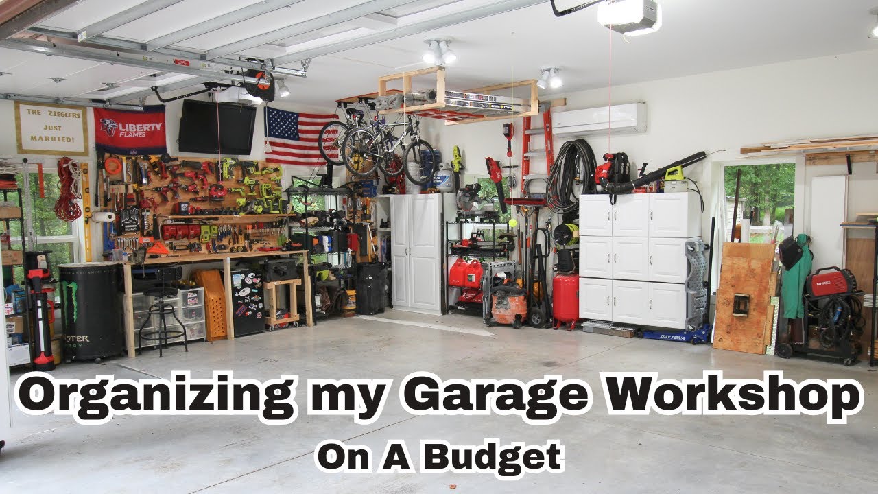 Garage Makeover | How I Organized my Garage Workshop for $100