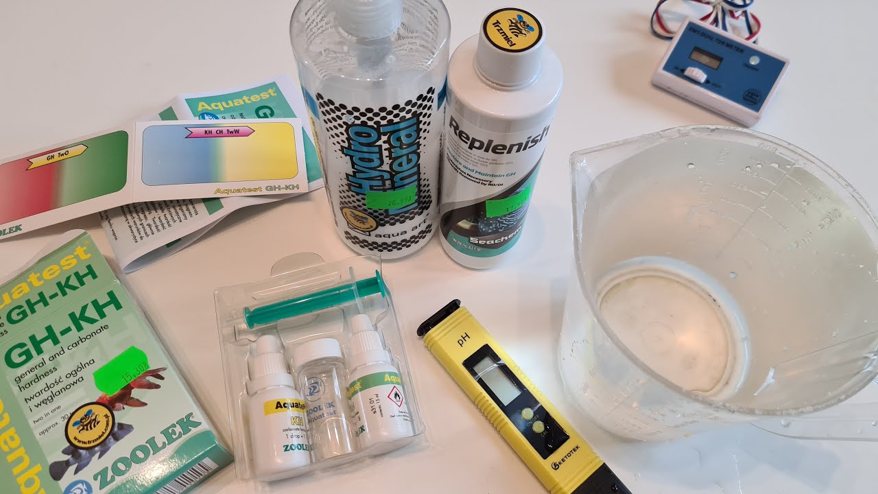Test Seachem Replenish VS Aqua Art Hydro Mineral - porównanie mineralizatorów do wody RO Ver 2