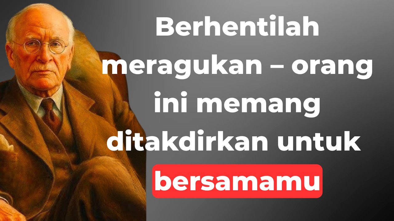 Orang ini memang ditakdirkan untukmu. Jangan pernah meragukannya | Carl Jung