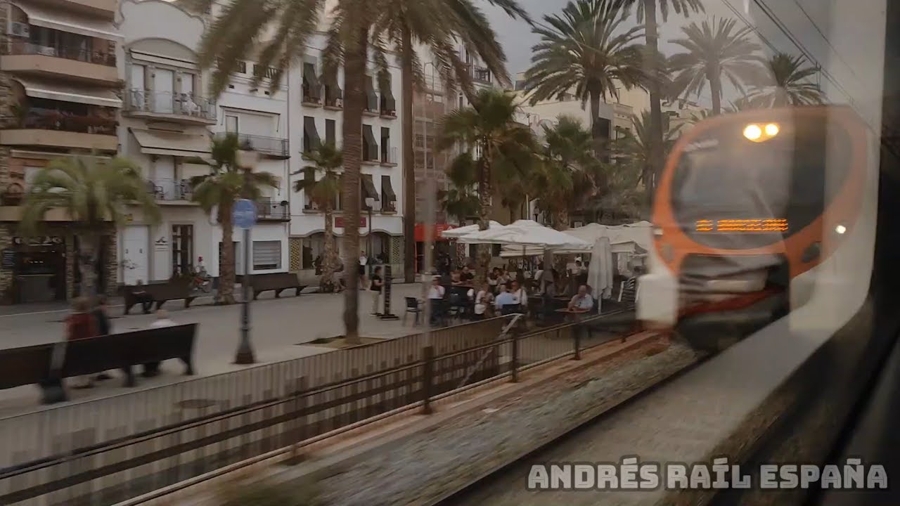 Viaje entre Barcelona y Vilassar de Mar | Rodalies de Catalunya Renfe | R1 | S447 | HD