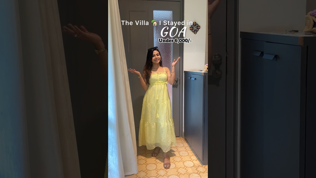 Villa 🏡 I stayed in Goa #goa #travelvlog #airbnb