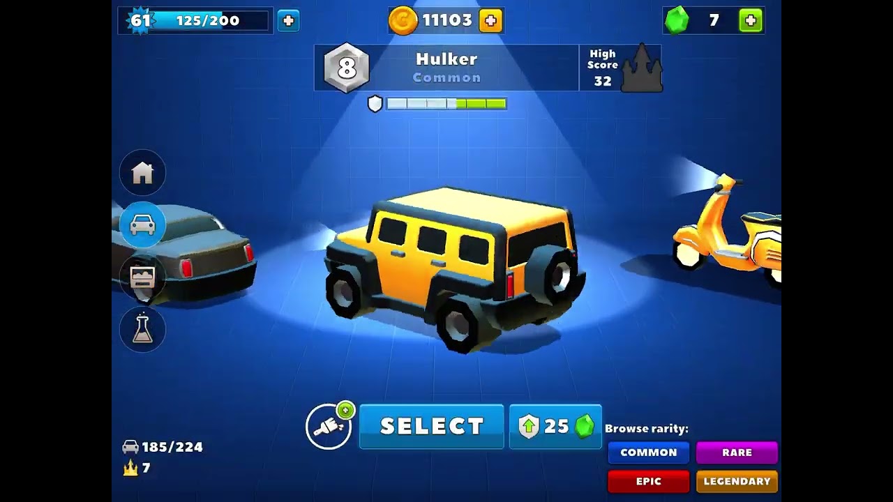 Getting party car (fuse car) in Crash of cars