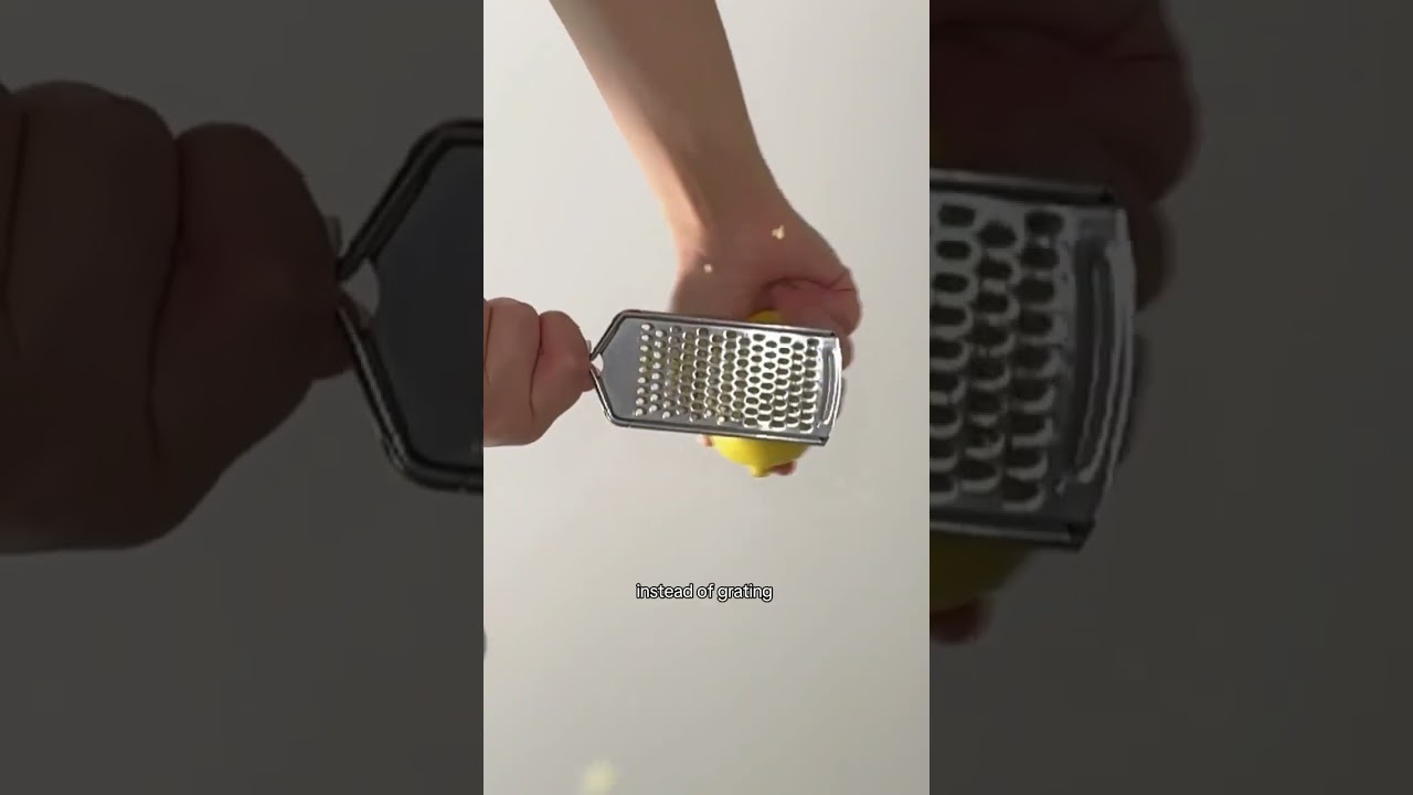 How To Zest a Lemon Mess-Free! 🍋⁠ | Tropeaka Life Hacks
