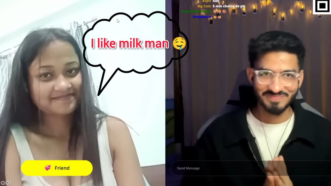 Girl only doing dark talks on monkey/Omegle chat 💀☠️| full long conversation 