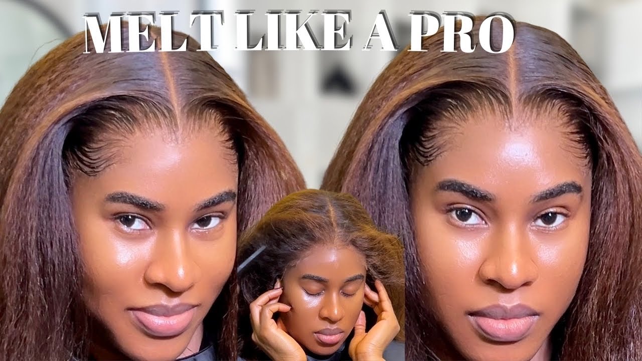 HOW TO MELT LACE start to finish frontal installation #louisihuefo  #frontal