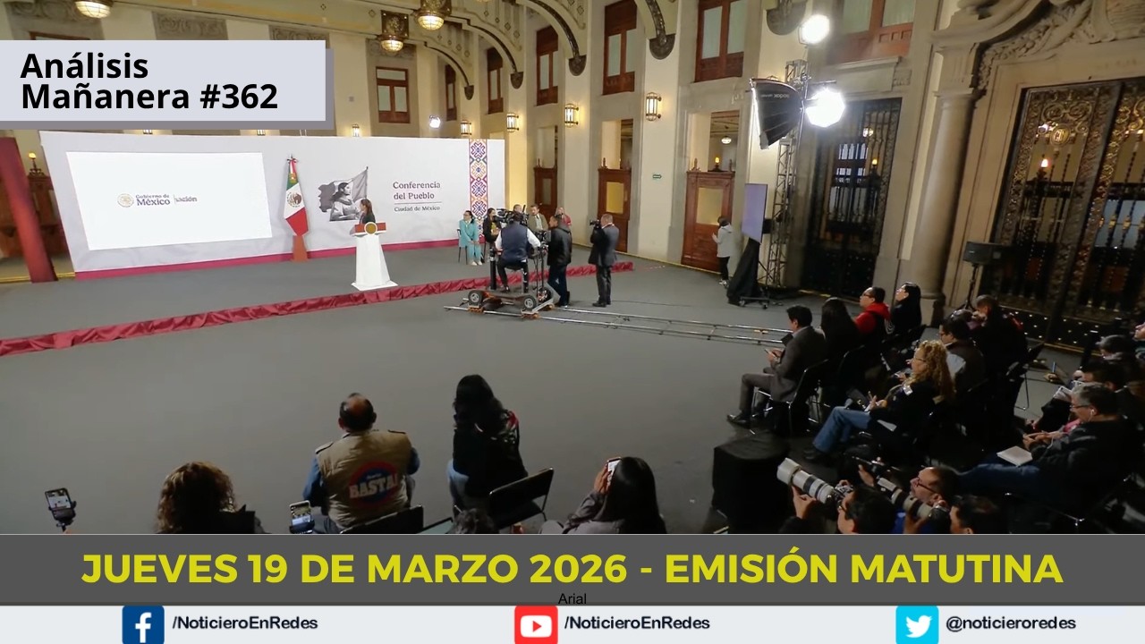 🔴 #EnVivo |  Conferencia Mañanera de la Presidenta Claudia Sheinbaum | Jueves 19 de Marzo 2026