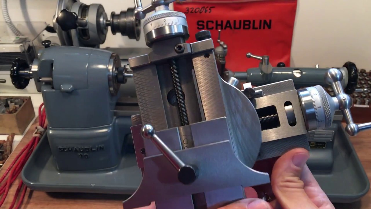 Almost new Schaublin 70 High Precision Lathe Collection