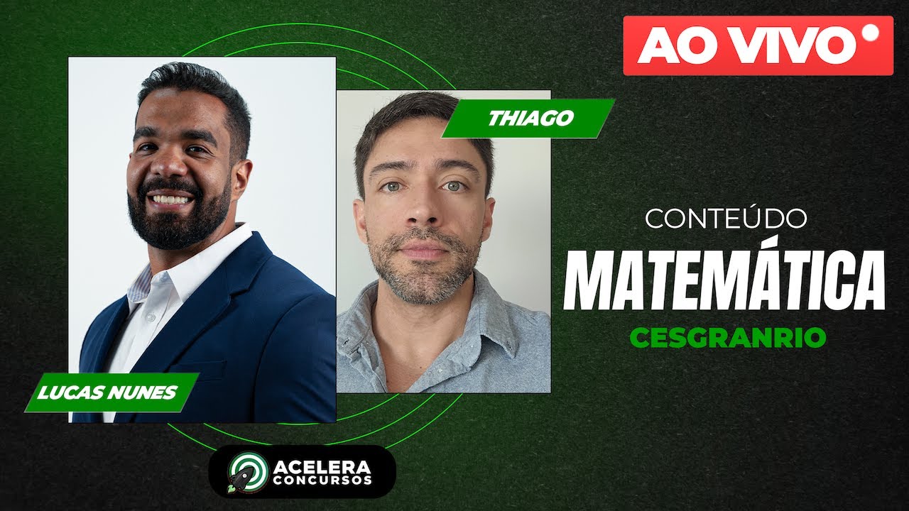 MATEMÁTICA CESGRANRIO - CONCURSO PETROBRAS/TRANSPETRO