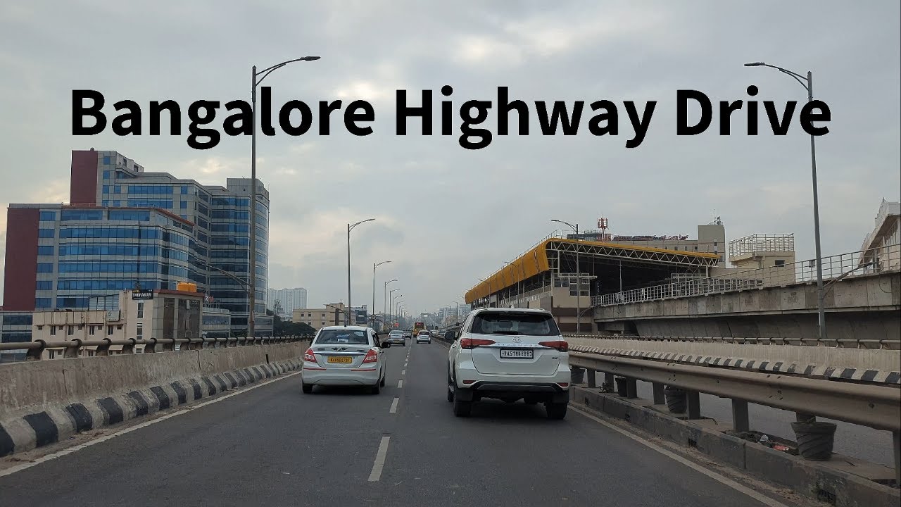 Bangalore Highway Driving (4K) | Silicon Valley of India