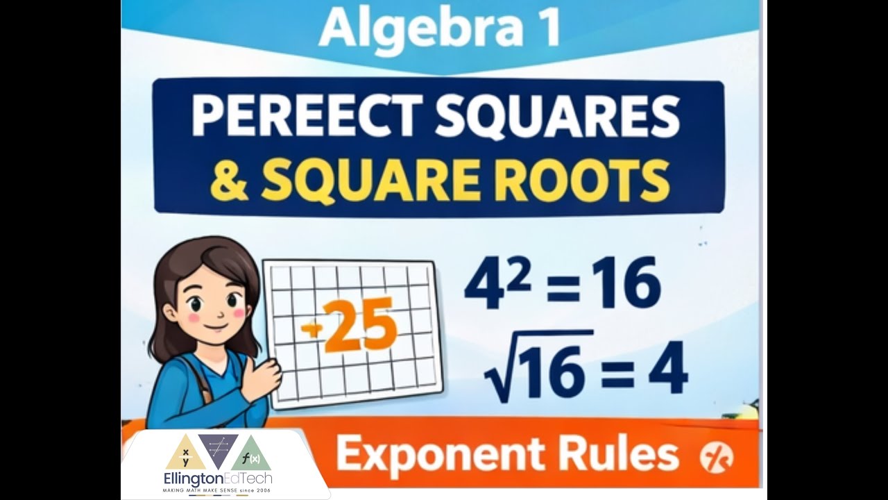 Perfect Squares & Square Roots Review | Algebra 1 in Texas (A.11AB)