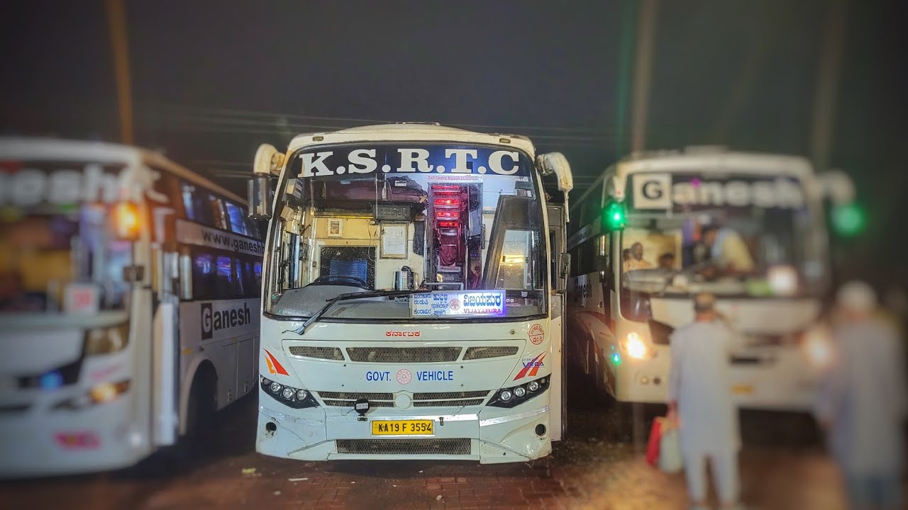 Mangaluru Vijayapura KSRTC Non-AC Sleeper Bus Journey