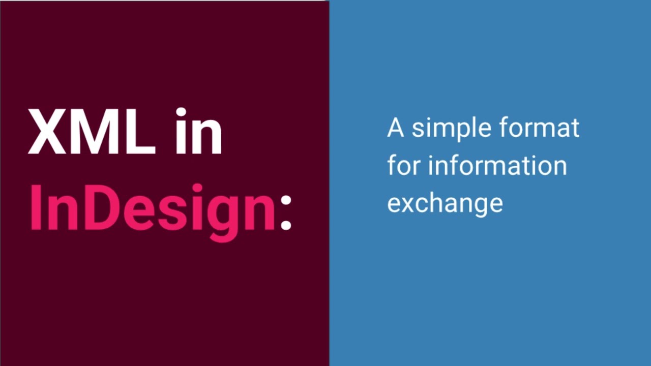 Adobe InDesign - XML - Video tutorial explaining how Adobe InDesign&rsquo;s native XML tools work.