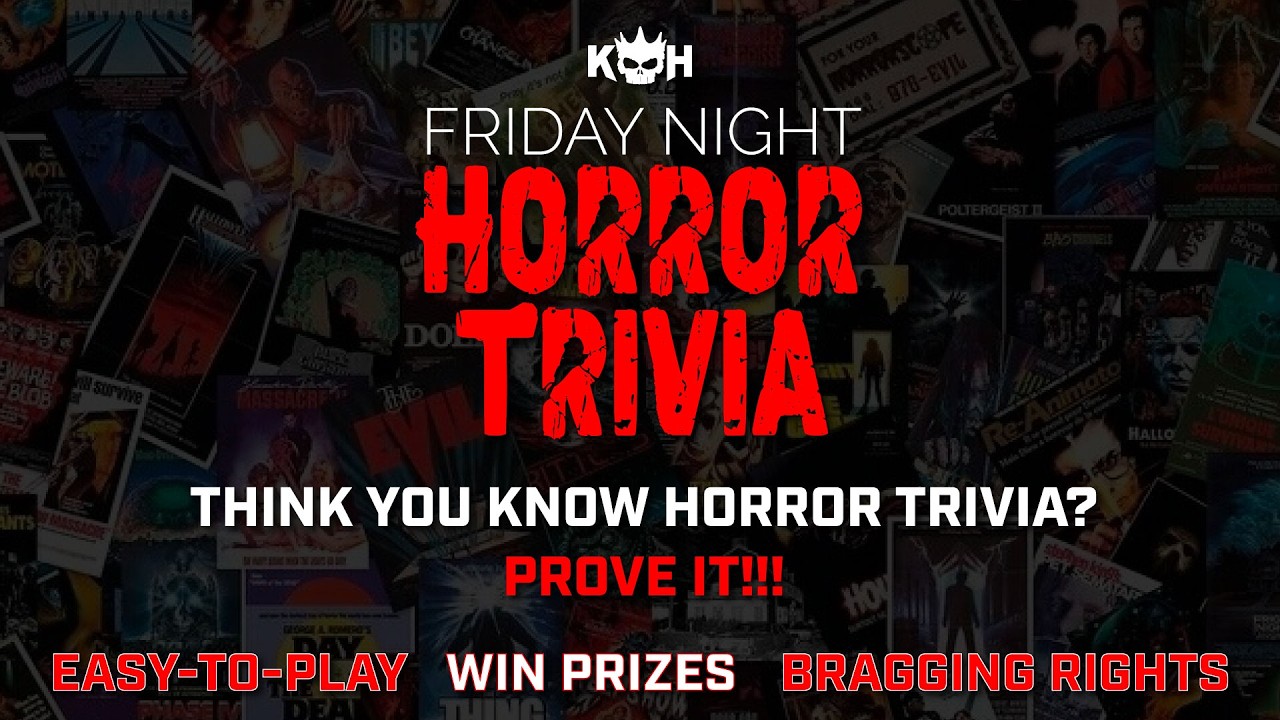 🔪 FRIDAY NIGHT HORROR TRIVIA 🩸 Play LIVE, Win Prizes & Test Your Movie Knowledge!