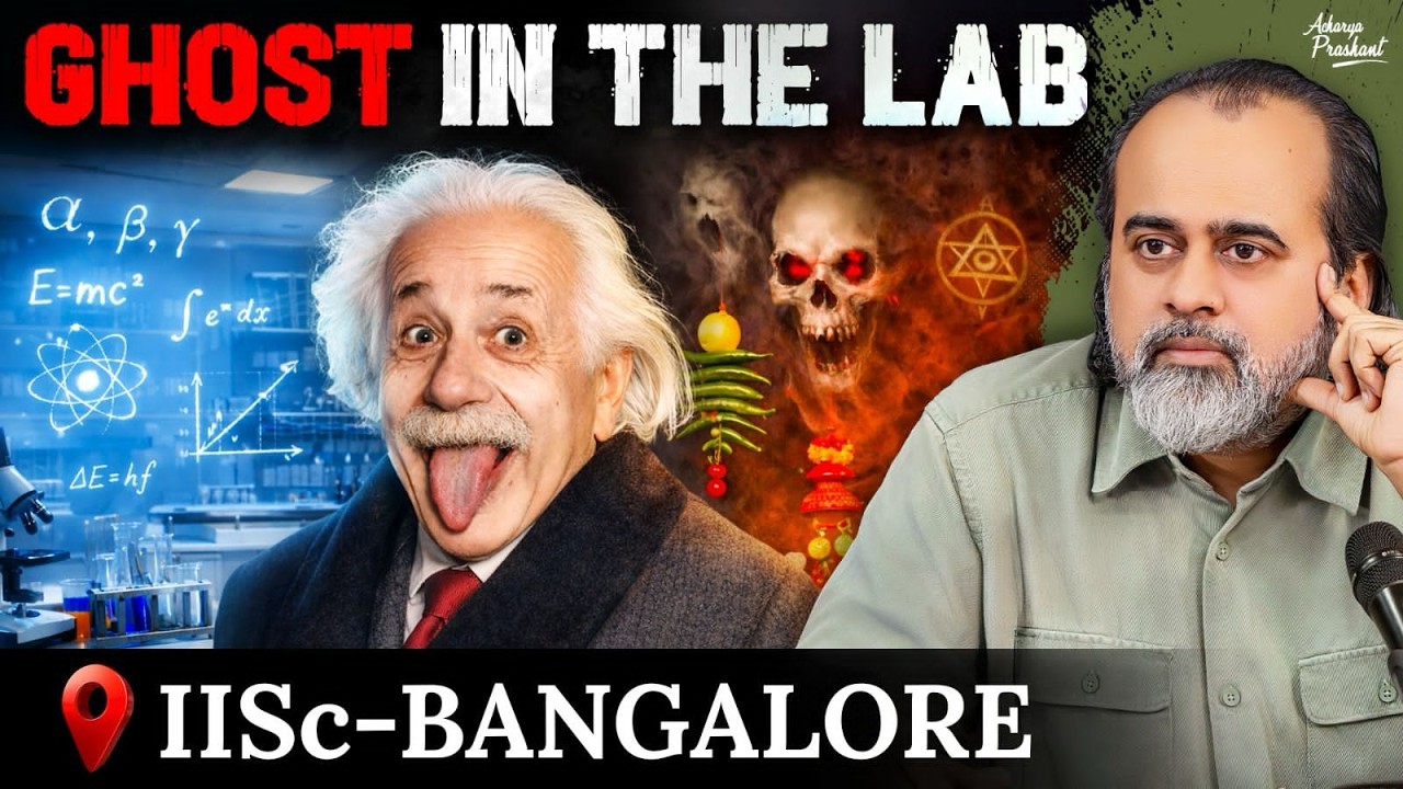 Great Scientist, Greatly Superstitious || Acharya Prashant, IISc Bangalore (2025)