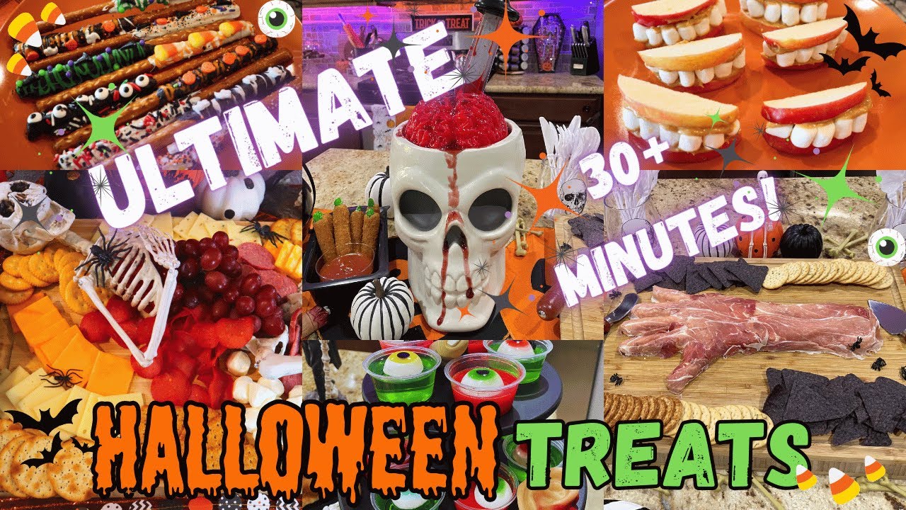 *ULTIMATE* 🕷️Halloween 🎃Treats Compilation | MUST SEE! | Jello Brain, Skeleton Charcuterie & more! 👻