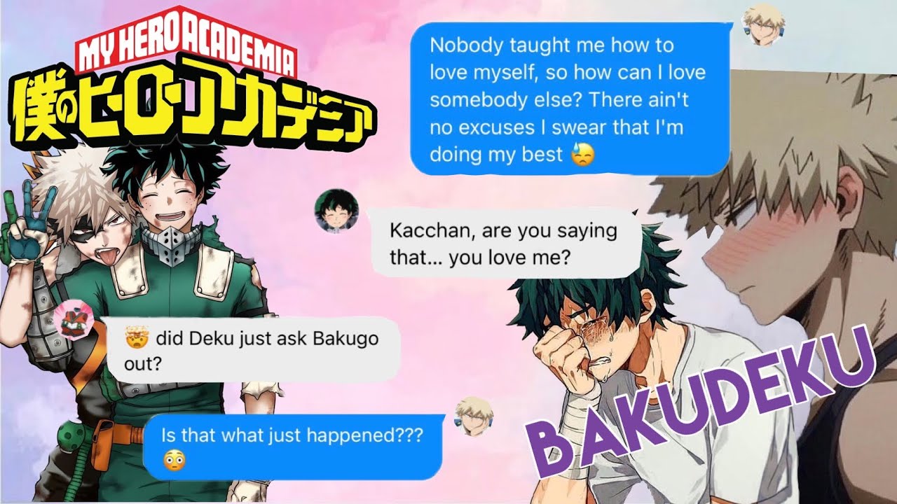 BAKUGO CONFESSES! || BakuDeku Lyric (prank?) Love Song- YUNGBLUD || MHA Texting Story