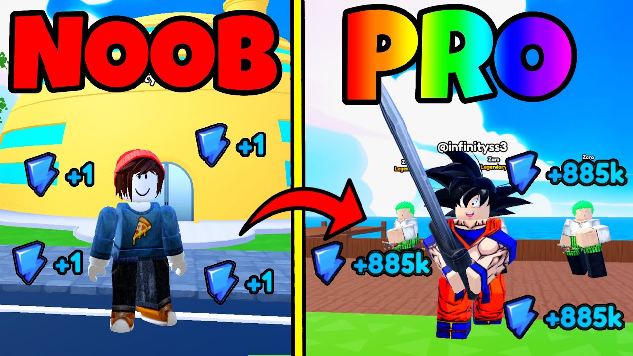 Going NOOB TO PRO *F2P* In Anime Eternal!! #1