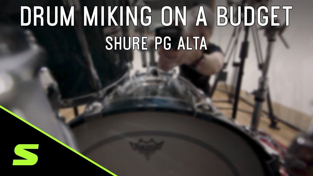 Drum miking on a budget using Shure PG ALTA with Emily Dolan Davies