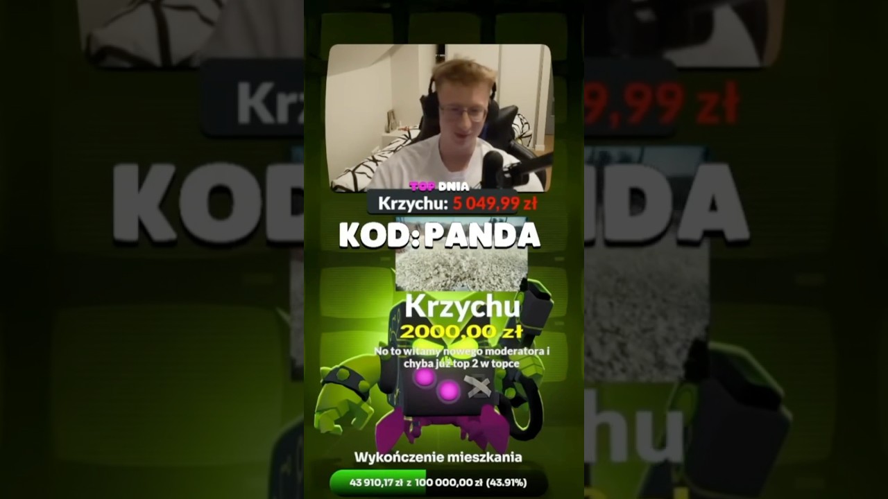 PANDA DOSTAJE PONAD 2000 ZŁ! #brawlstars #pandagaming