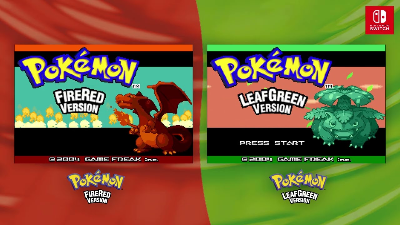 Pokémon FireRed Version and Pokémon LeafGreen Version Opening Theme | Nintendo Switch
