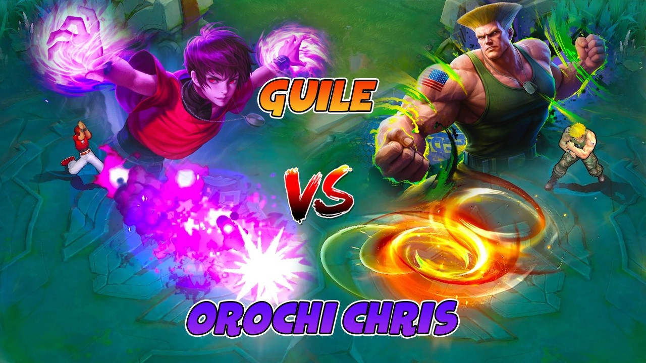 Dyrroth Guile VS Orochi Chris Skin Comparison
