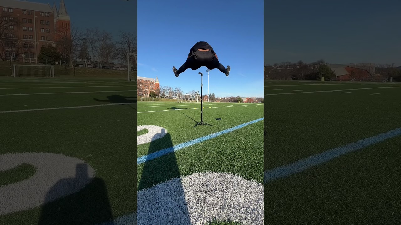 PRACTICING THE SAQUAN REVERSE HURDLE🤯🔥🏈 #fyp #goviral #explore #nfl #RB  #football #reel