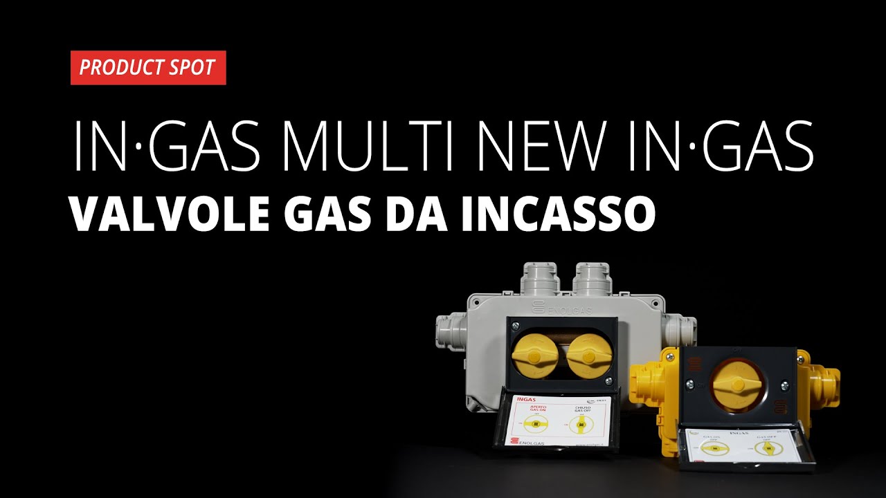 ENOLGAS BONOMI | Valvole da Incasso per Gas | Valvole a sfera  | Valvole Gas
