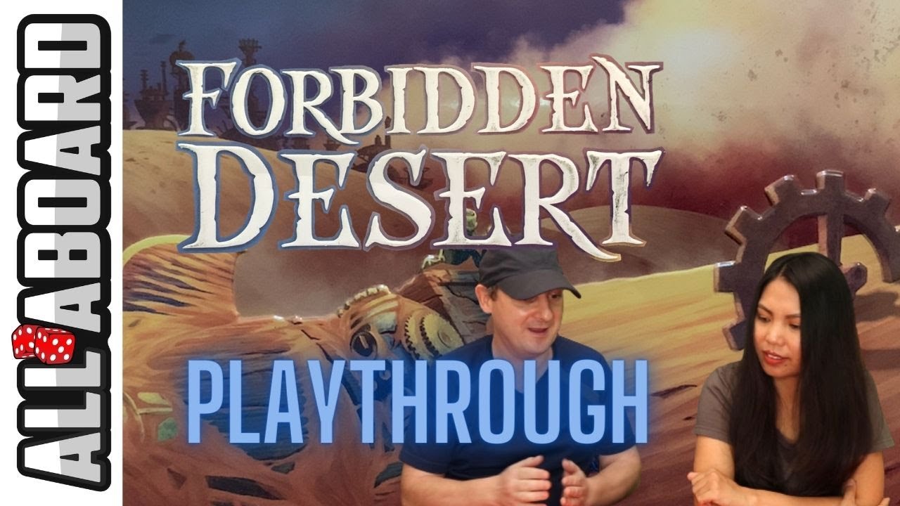 FORBIDDEN DESERT | Board Game | 2 Player Playthrough | Hung Out To Dry