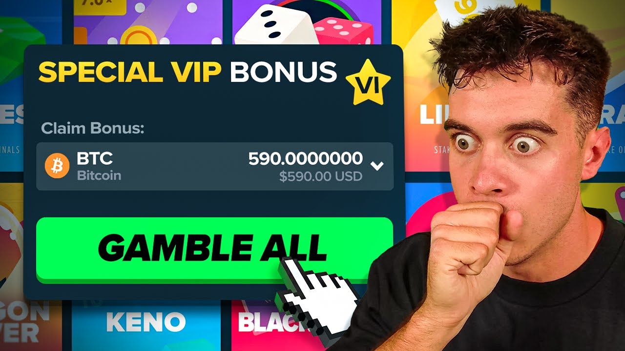 I CLAIMED A SPECIAL VIP BONUS AND GAMBLED IT ALL!