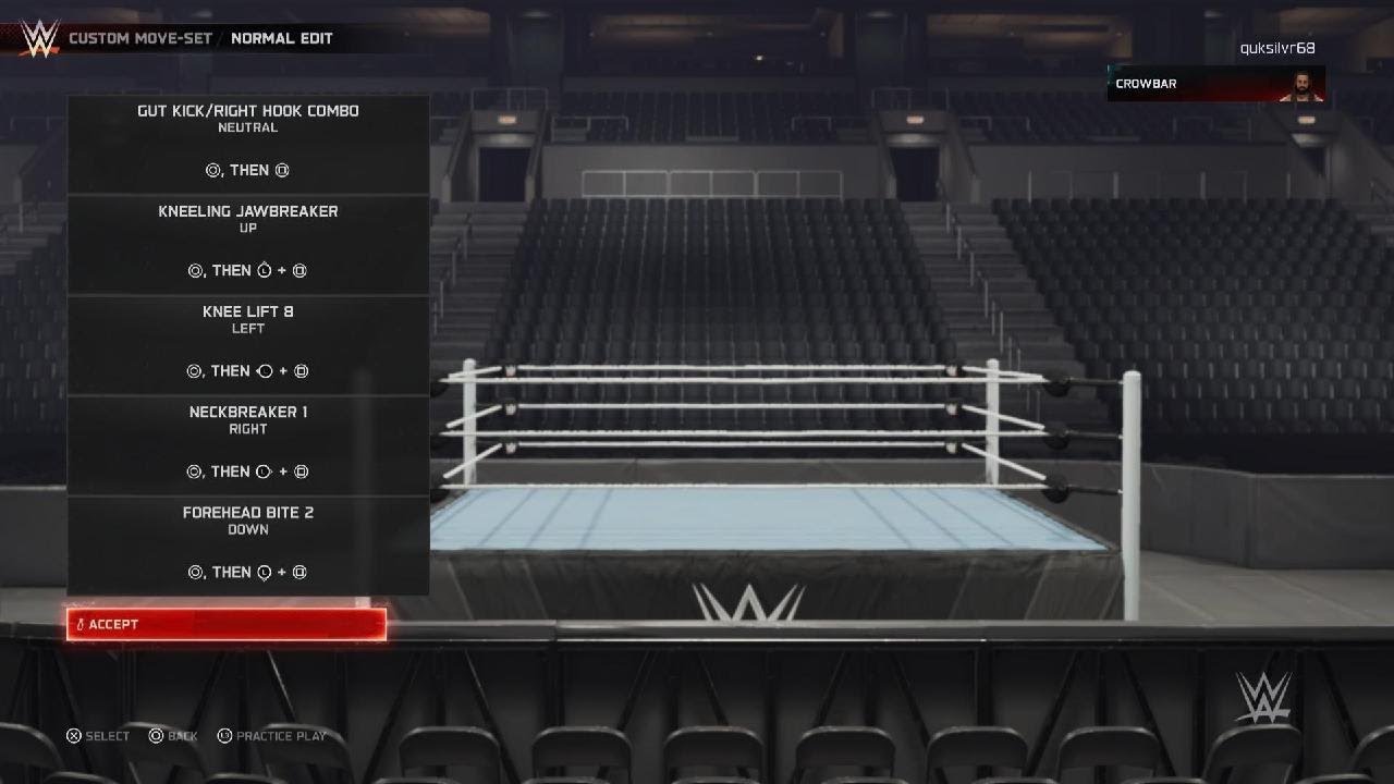 WWE 2K25 Crowbar Moveset