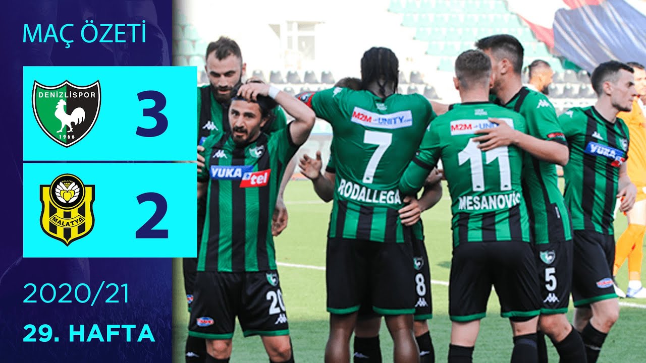 &Ouml;ZET: Y. Denizlispor 3-2 Y. Malatyaspor | 29. Hafta - 2020/21