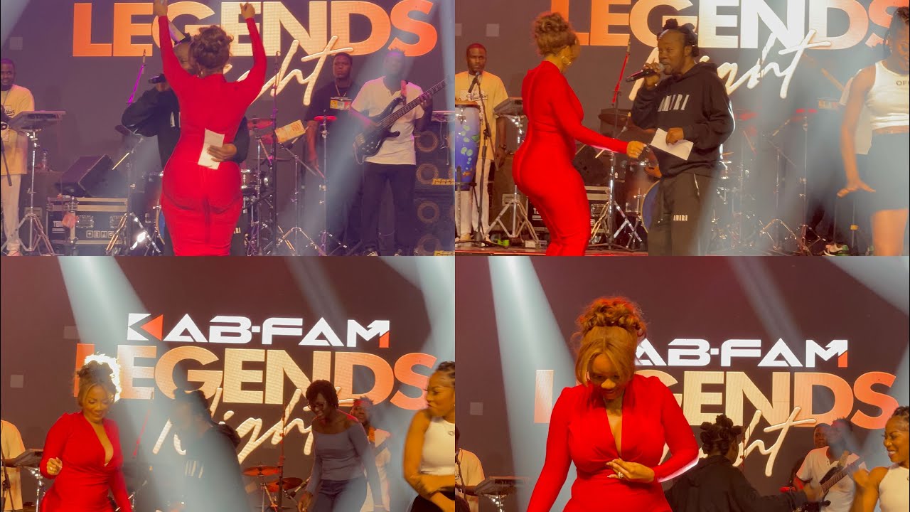 Daddy Lumba invites Serwaa Amihere to join him on stage 😊❤️❤️❤️