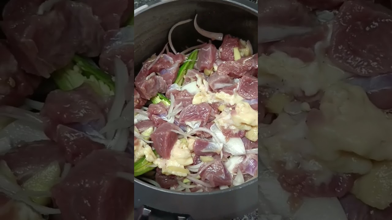 Salt-cooked meat and sausage#shorts #youtubeshorts #beef