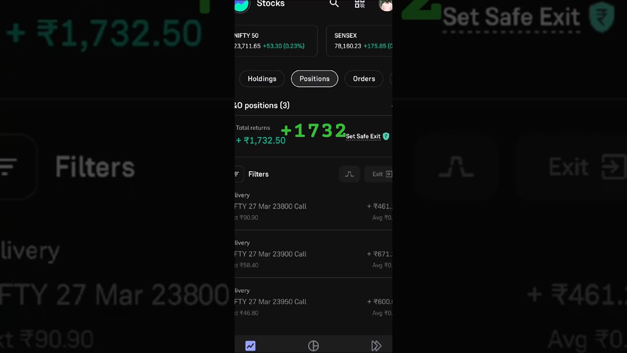 Nifty 25 - 03 - 25 profit 22% #trading #nifty #india #indiastock #usmarket #uae #cr7  #stockmarket