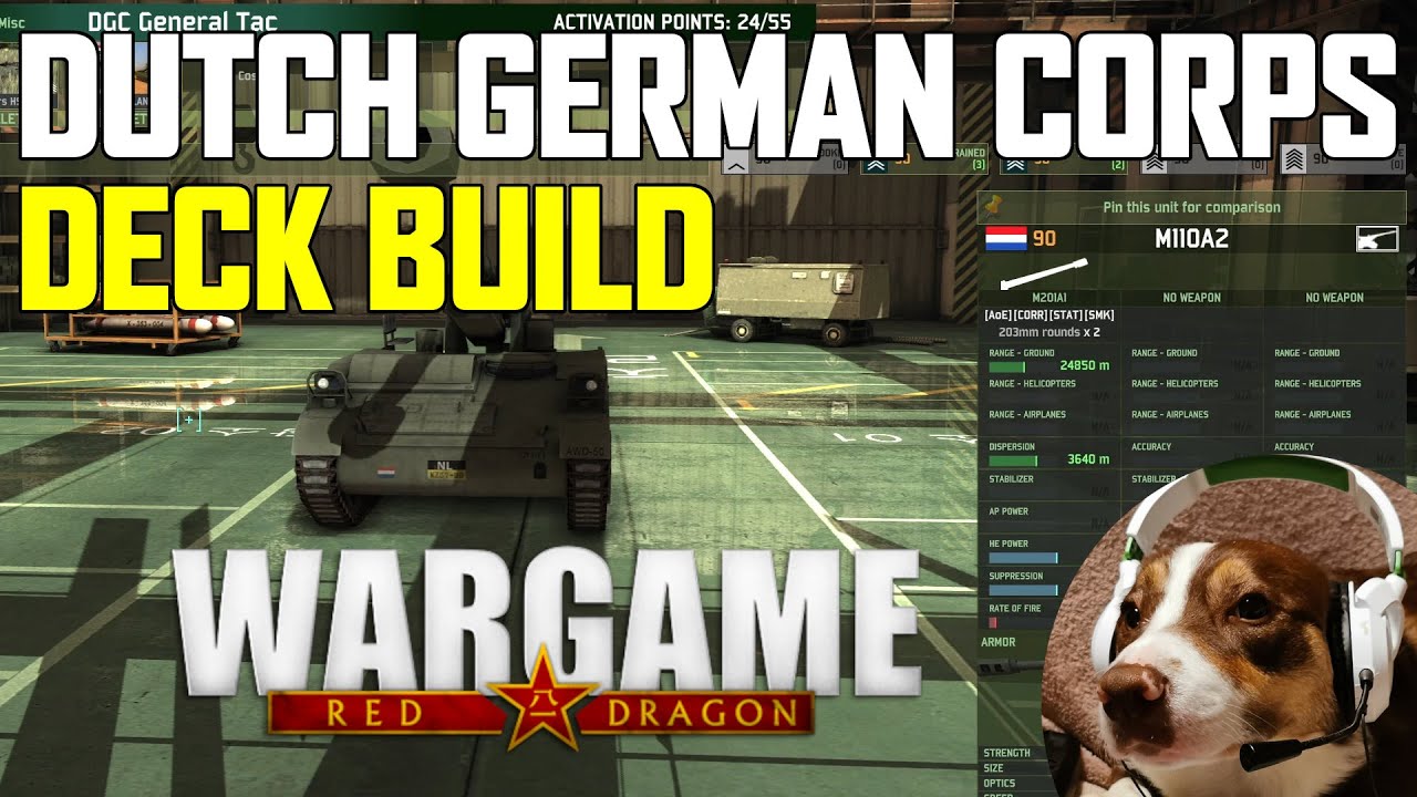 Dutch German Corps Deck Build - Wargame Red Dragon
