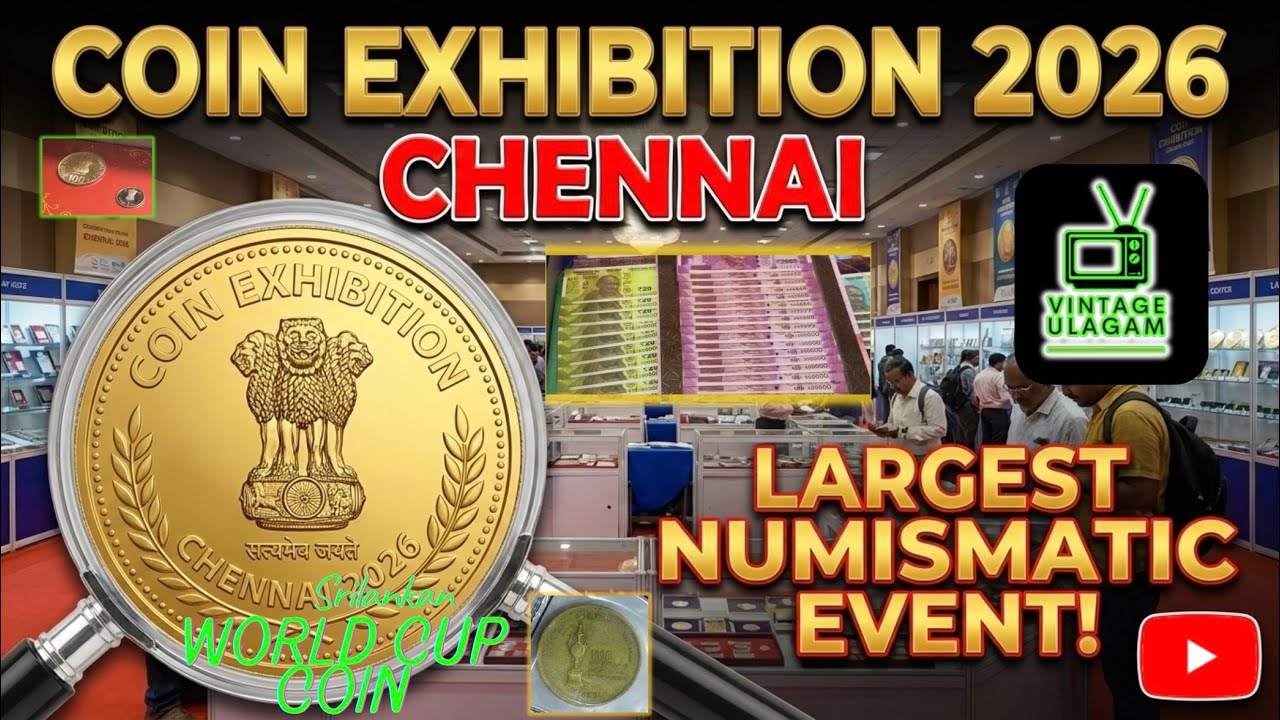 Chennai Coin Expo 2026 | 3rd Mega Numismatic & Philatelic Exhibition #chennai#expo#numismatics#stamp