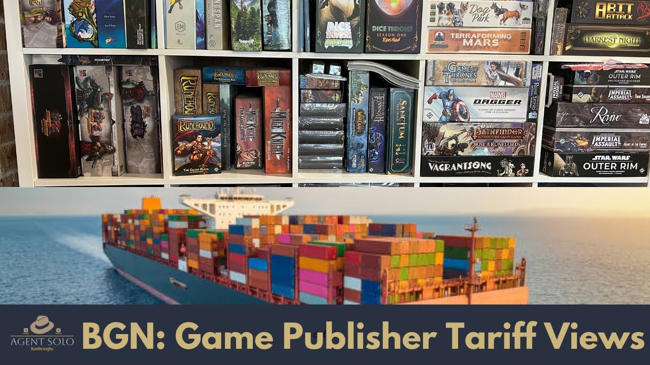 Board Game News: Some Designers/Publishers Views On Tariffs and Board Game Future